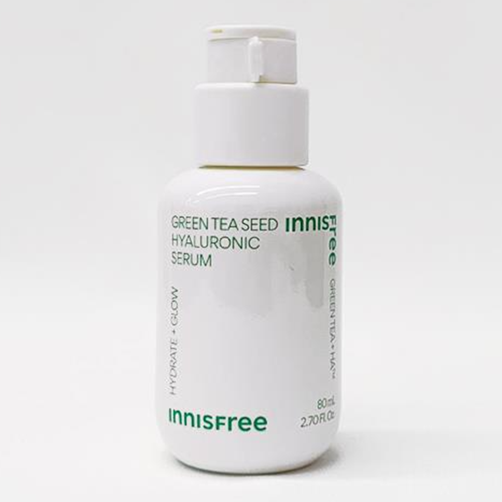 InnisFree The Green Tea Seed Hyaluronic Serum for Skin Hydrate and Glow 2.7Oz (80ml)